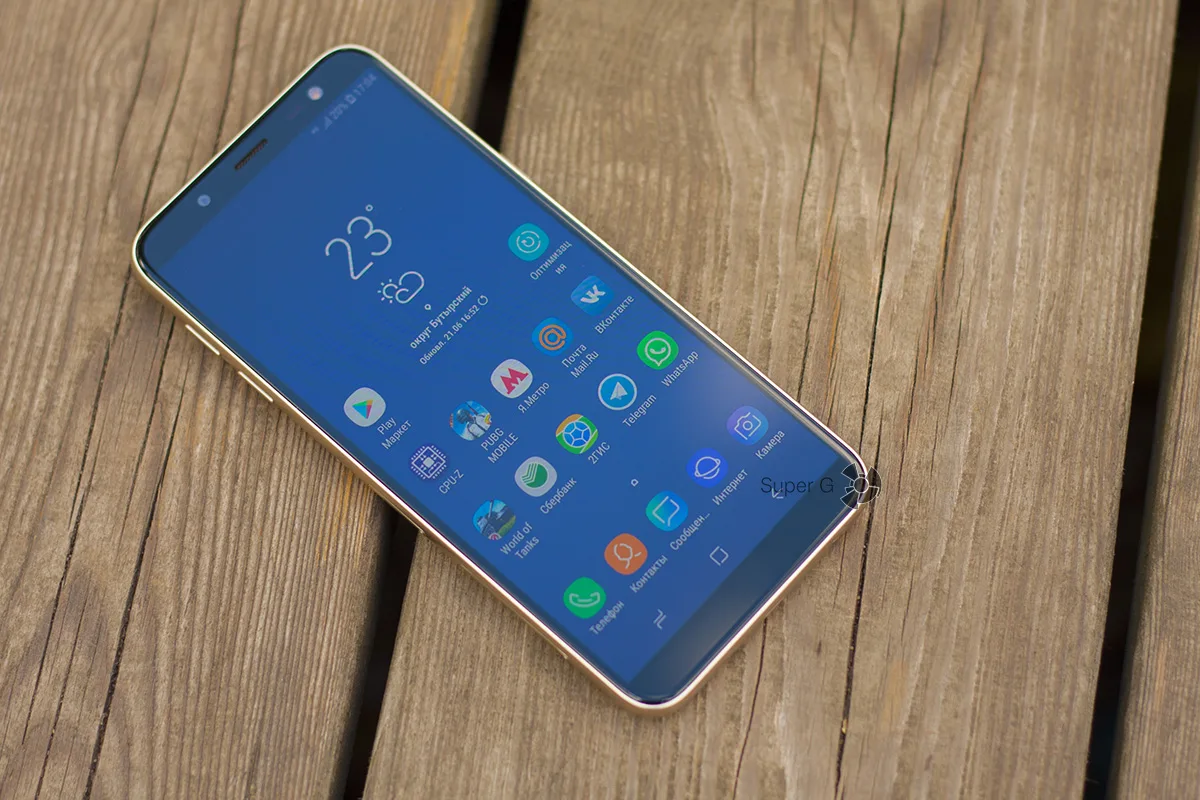 Samsung Galaxy j6 (2018) режим "на улице"