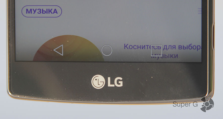 Сенсорные клавиши управления смартфоном LG G4