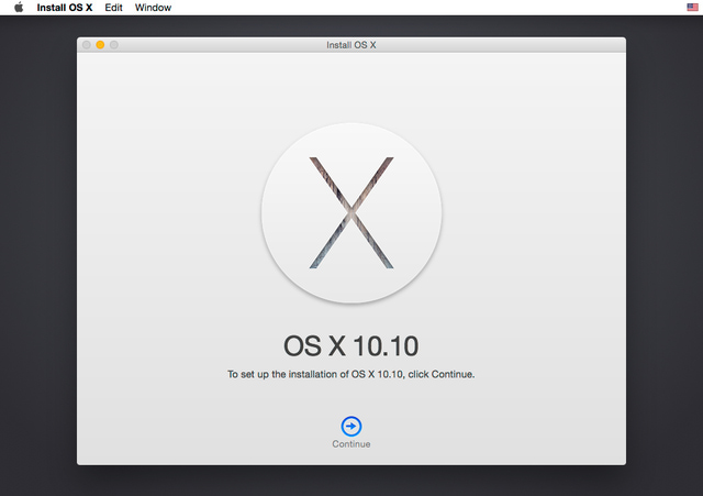 Установка Mac OS X Yosemite