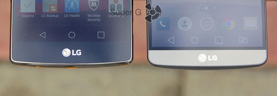 Кнопки сенсорного управления системой в LG G3 и LG G4