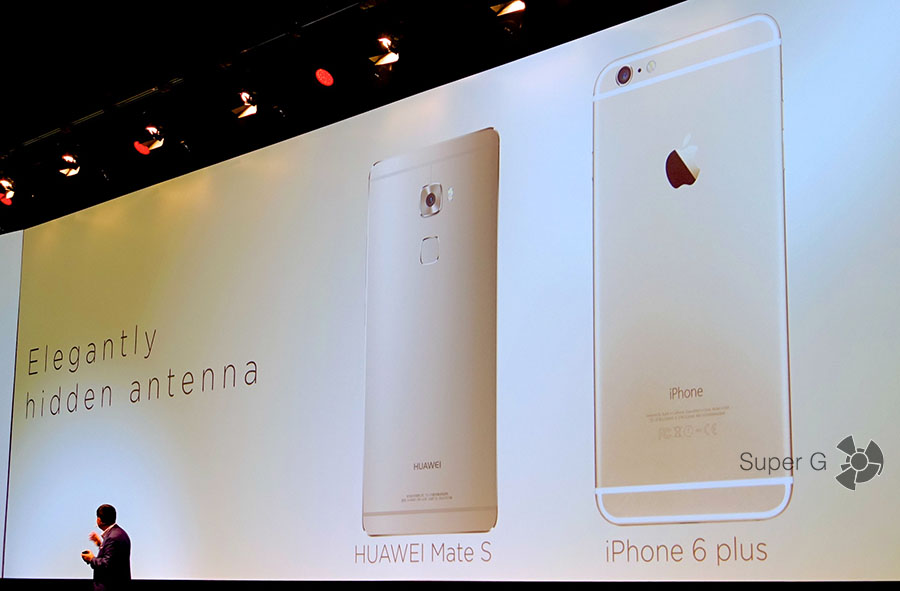 Сравнение Huawei Mate S с iPhone 6 Plus