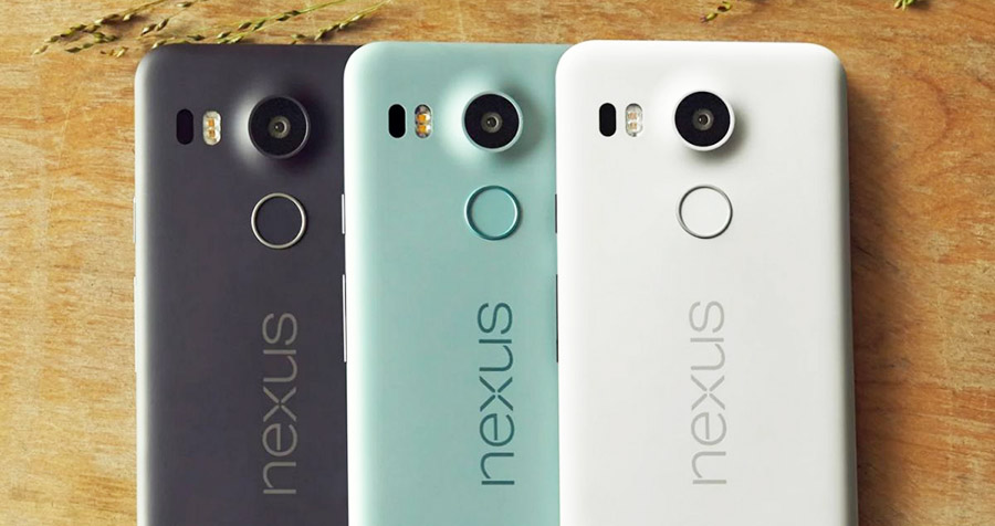 Цвета смартфона Google Nexus 5X