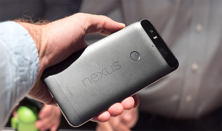 Черный смартфон Google Nexus 6P от Huawei