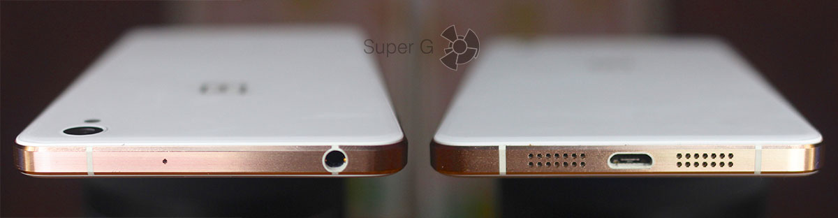 Торцы телефона OnePlus X