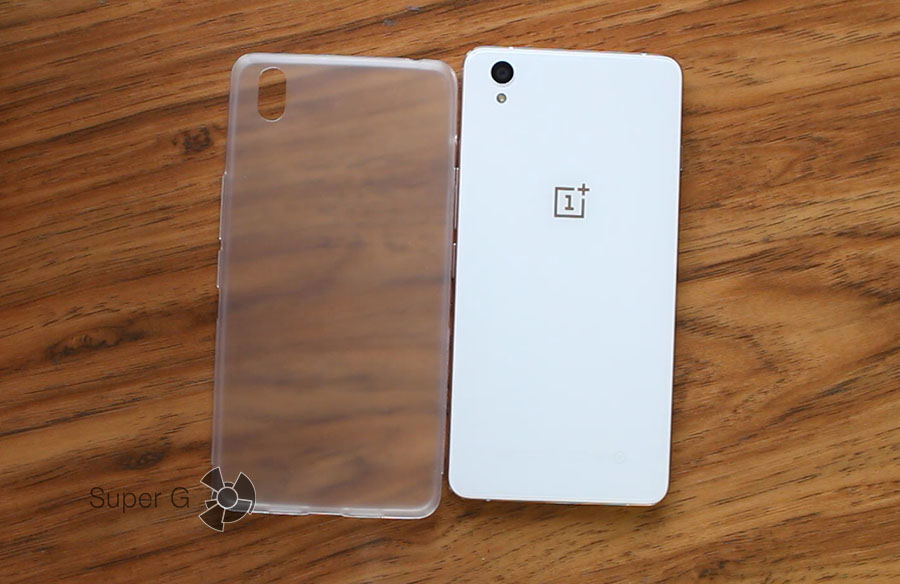 Прозрачный чехол или бампер для OnePlus X из комплекта