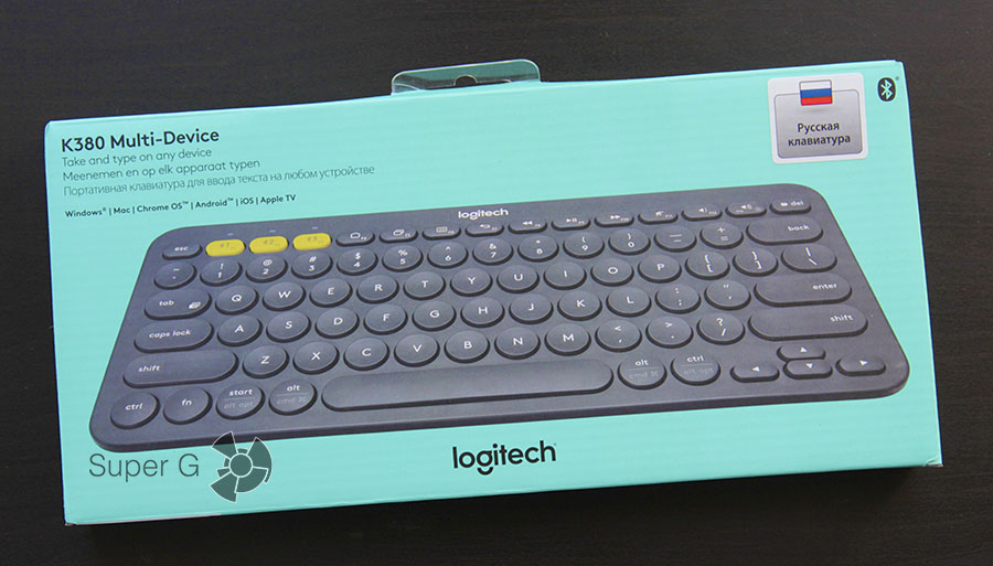 Распаковка клавиатуры Logitech K380 для компа