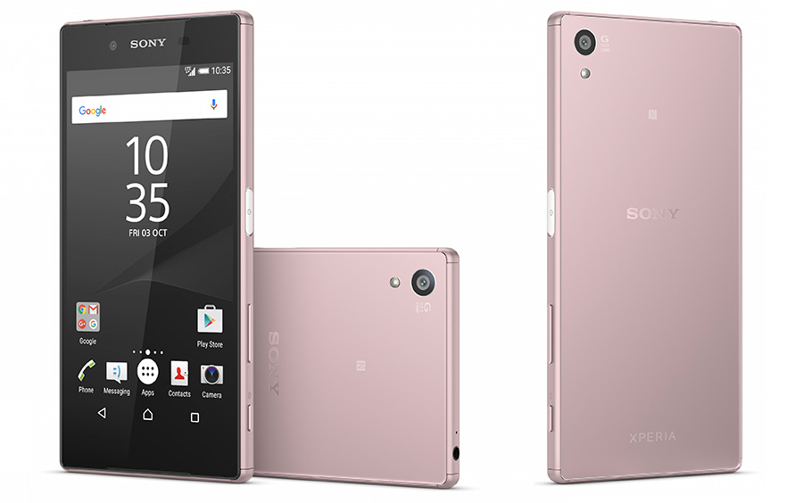 Sony Xperia Z5 розового цвета