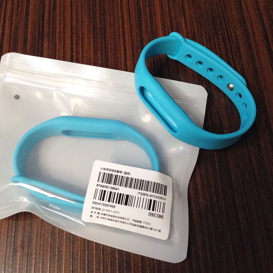 Оригинальный голубой браслет для Xiaomi Mi Band