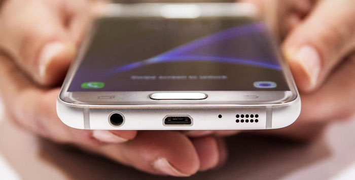 Micro USB в Samsung Galaxy S7 слот для SIM-карт и карты памяти