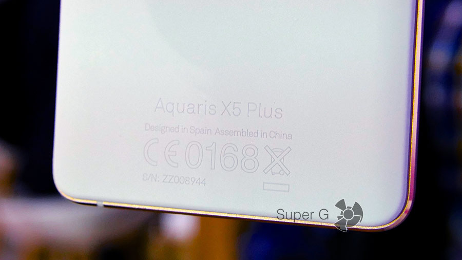 BQ Aquaris X5 Plus разработан в Испании, собран в Китае