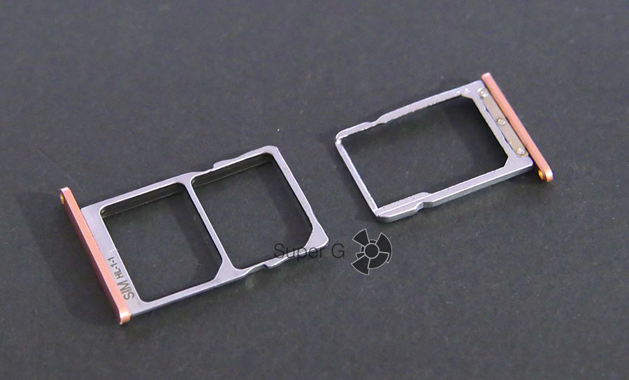 Слот для SIM-карт и карты памяти Micro SD раздельны