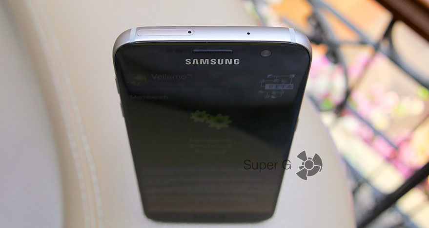 Слот для SIM-карт и микрофон Samsung Galaxy S7