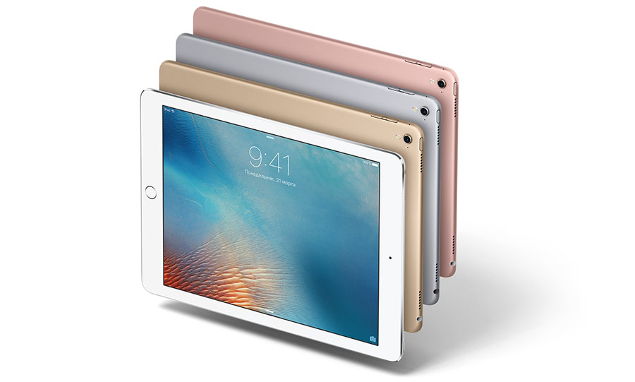 Цвета корпуса нового планшета iPad Pro 9.7