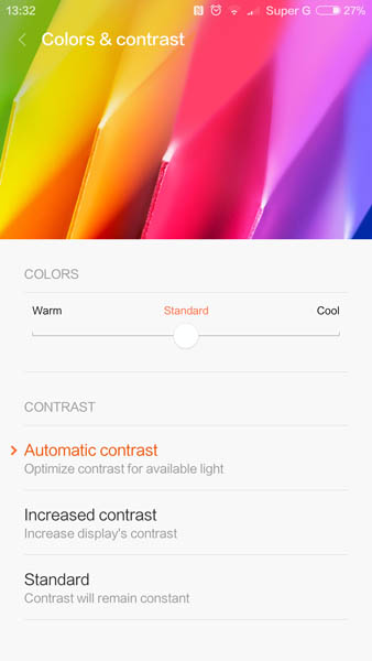 Настройка цветовой гаммы дисплея Xiaomi Mi5