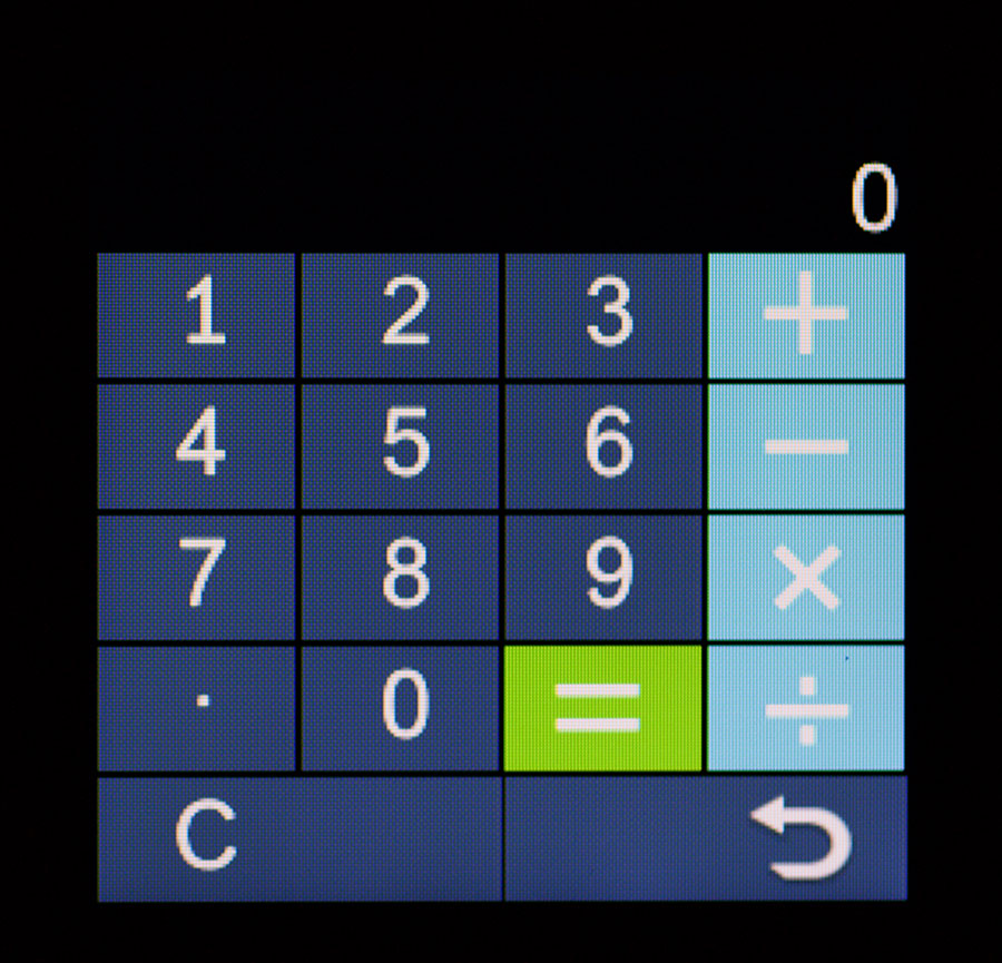 Калькулятор в умных часах V1