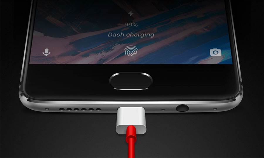 Технология зарядки Dash Chardge OnePlus 3