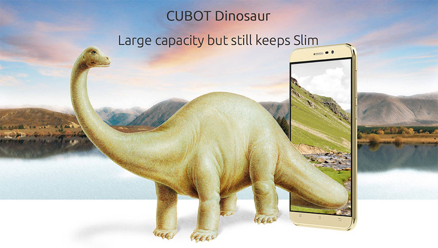 Cubot Dinosaur - настоящий динозавр