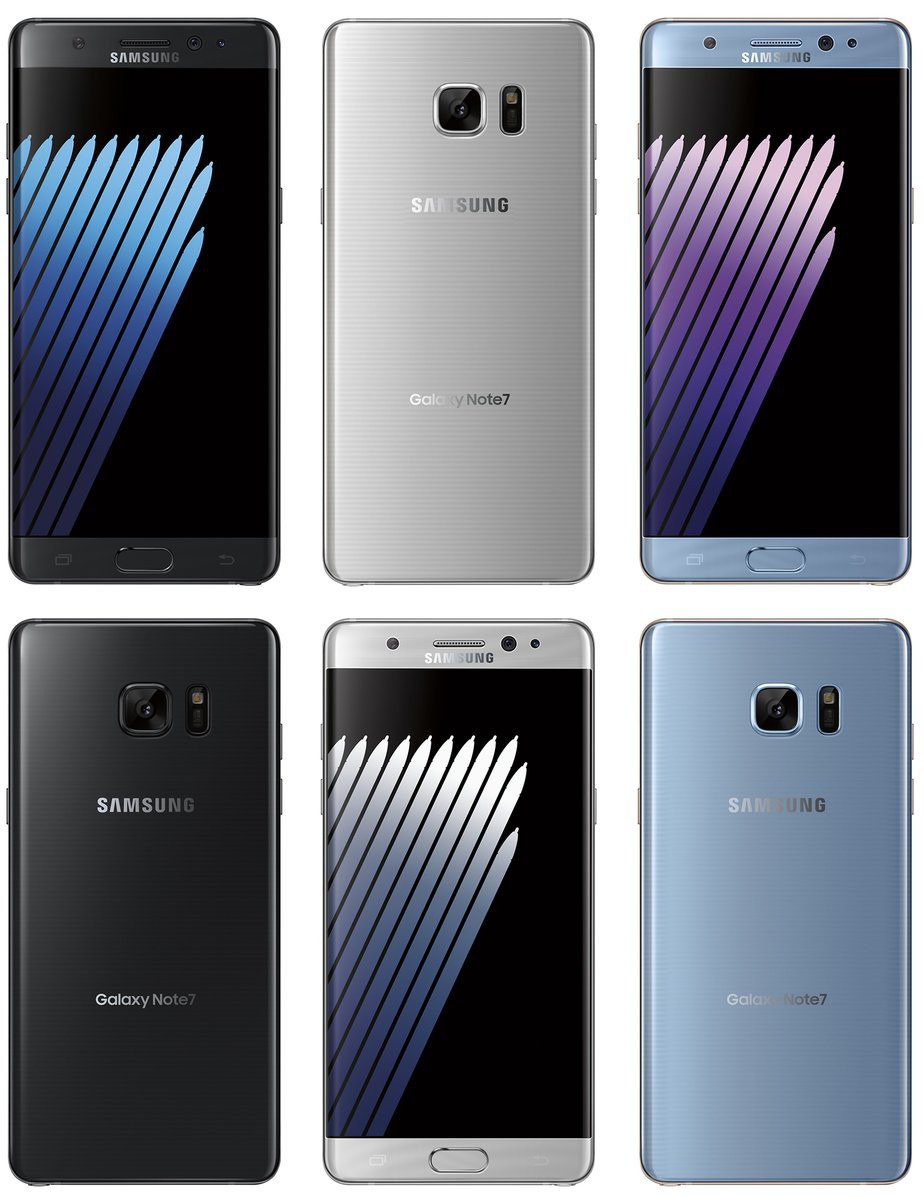 Samsung Galaxy Note 7 рендер