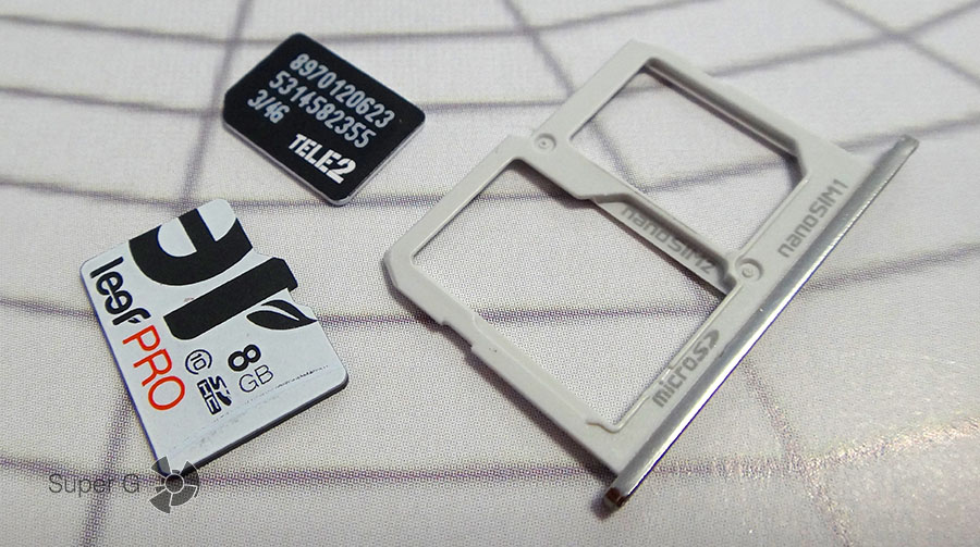 SIM-карты в LG X Cam