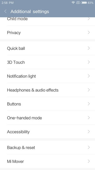 Настройка и работа 3D Touch в Xiaomi Mi5S