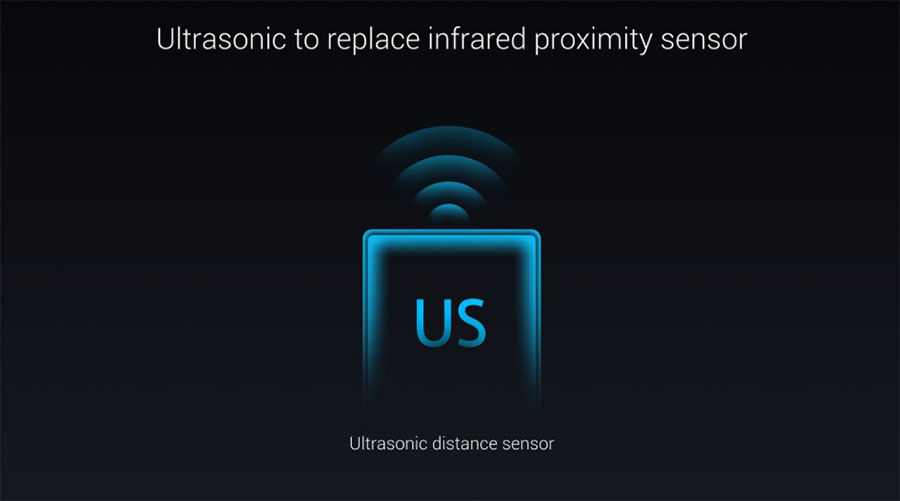 Ультразвуковой датчик расстояния в Xiaomi MIX