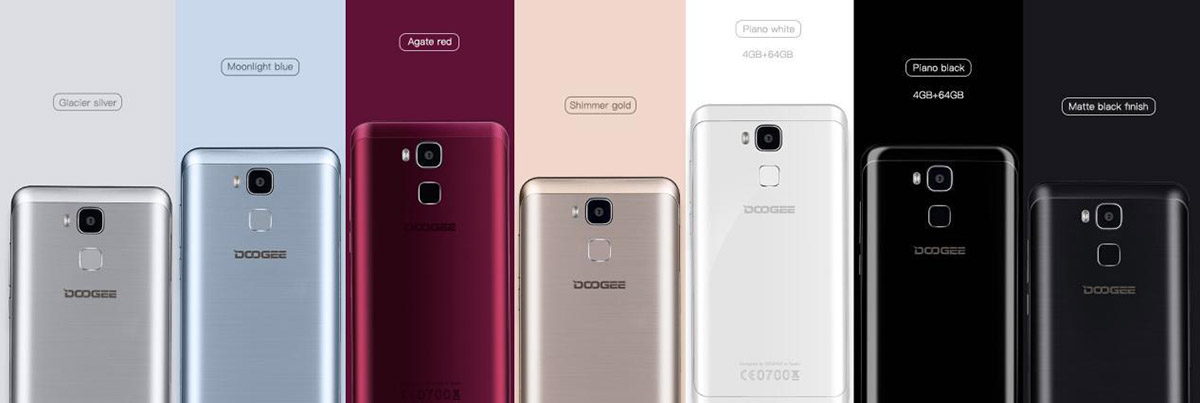 Doogee Y6 models and colors
