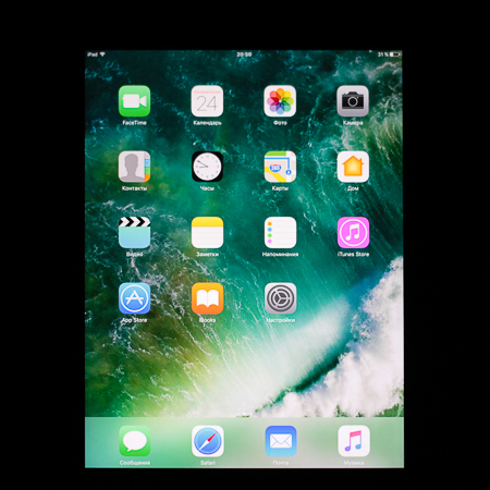 Качество дисплея iPad 2017