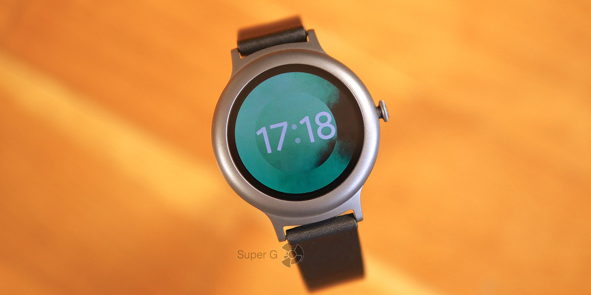 Экран в LG Watch Style полностью круглый