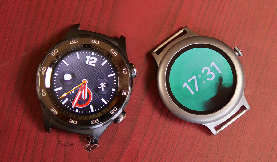 Huawei Watch 2 (справа) и LG Watch Style (слева)