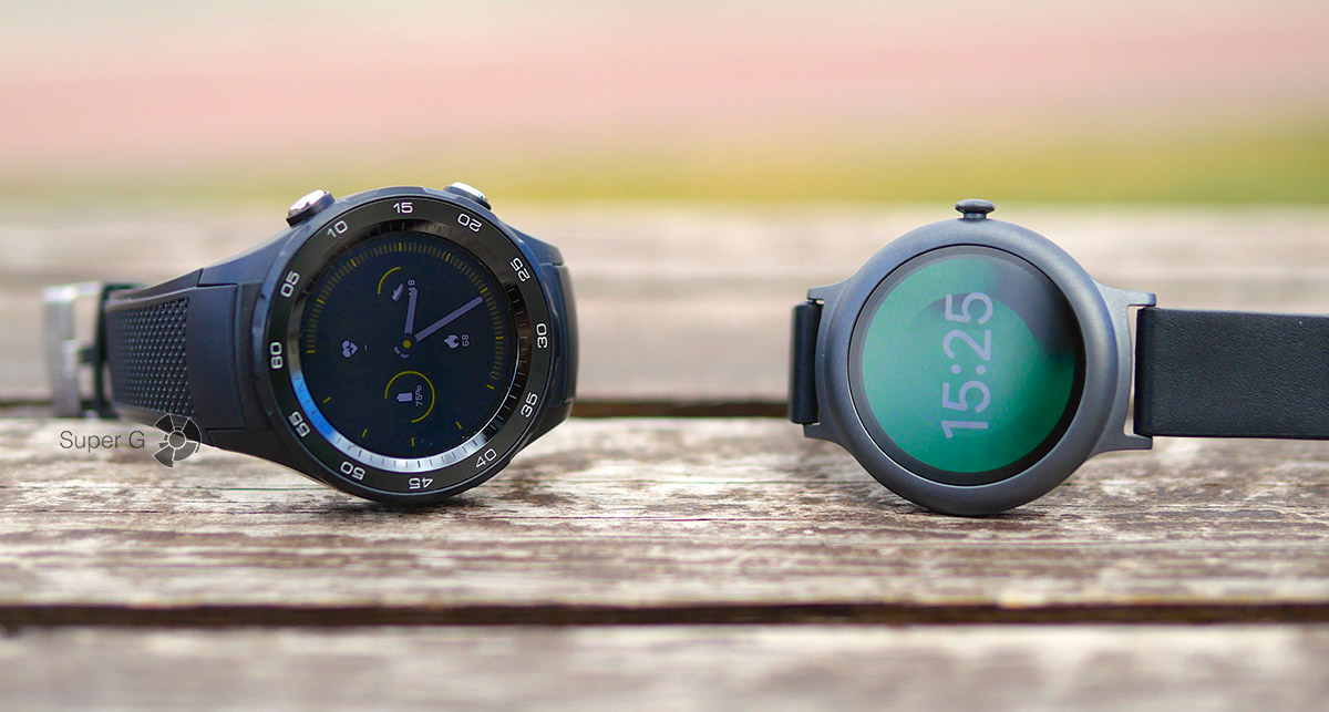 Huawei Watch 2 (слева) и LG Watch Style (справа)