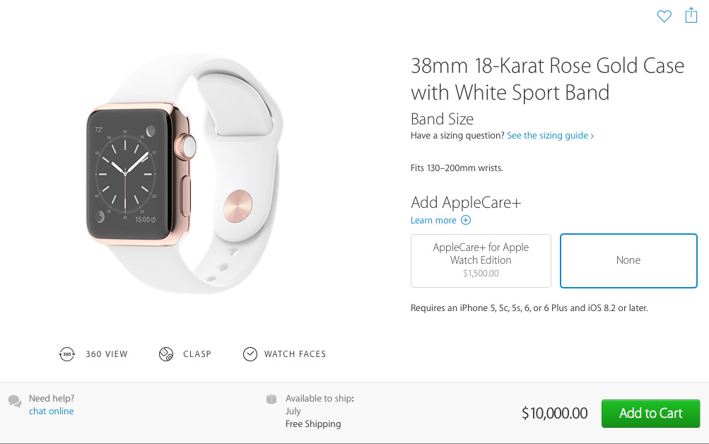 Apple Watch Edition как купить