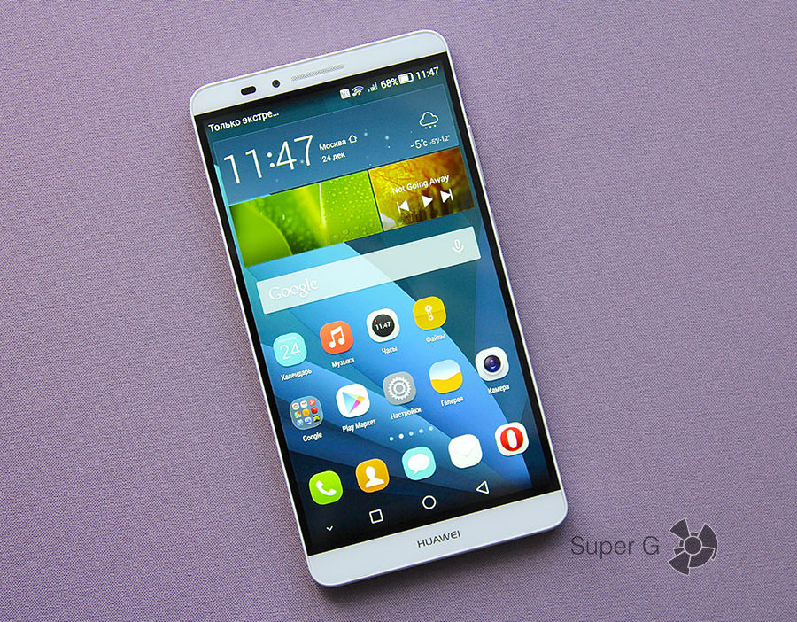Серебристый Huawei Mate 7