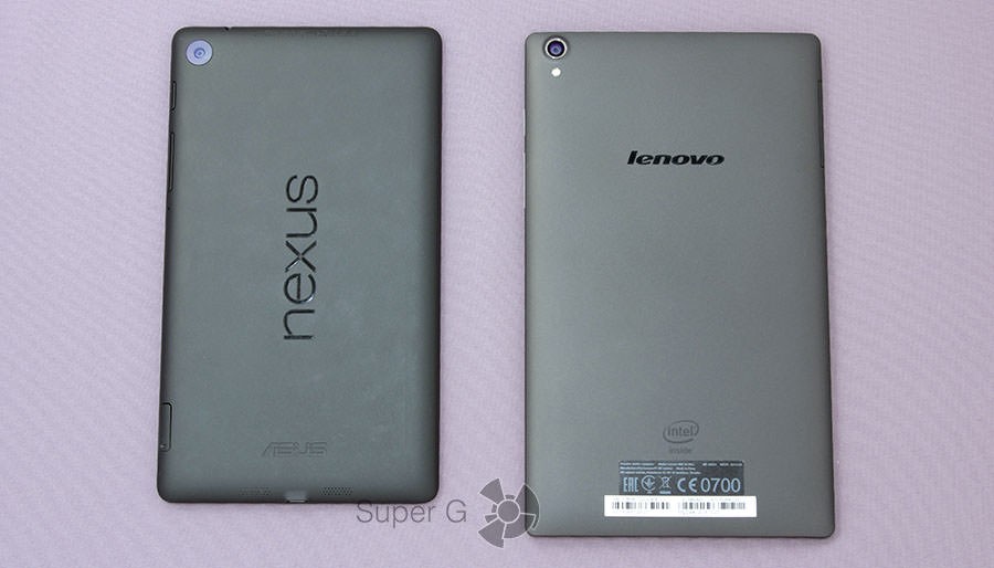 Сравнение Lenovo TAB S8 и Asus Nexus 7 2