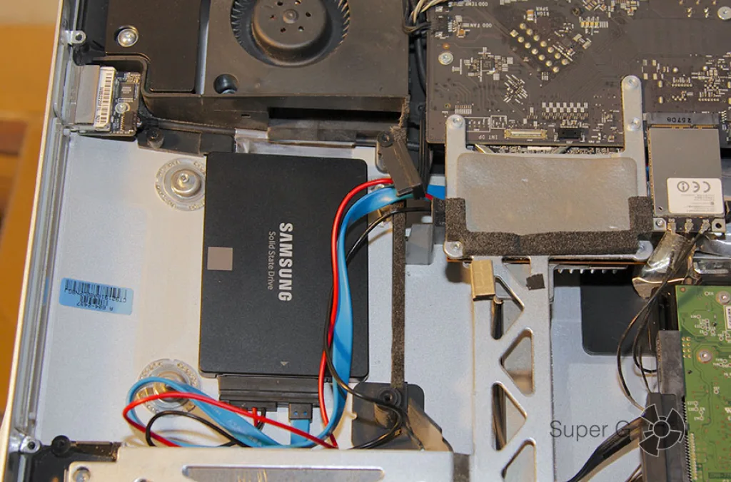 SSD установлен в iMac 27