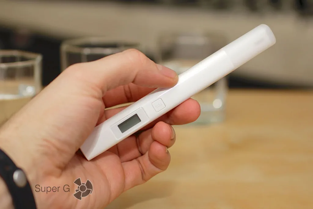 Использование тестера Xiaomi TDS