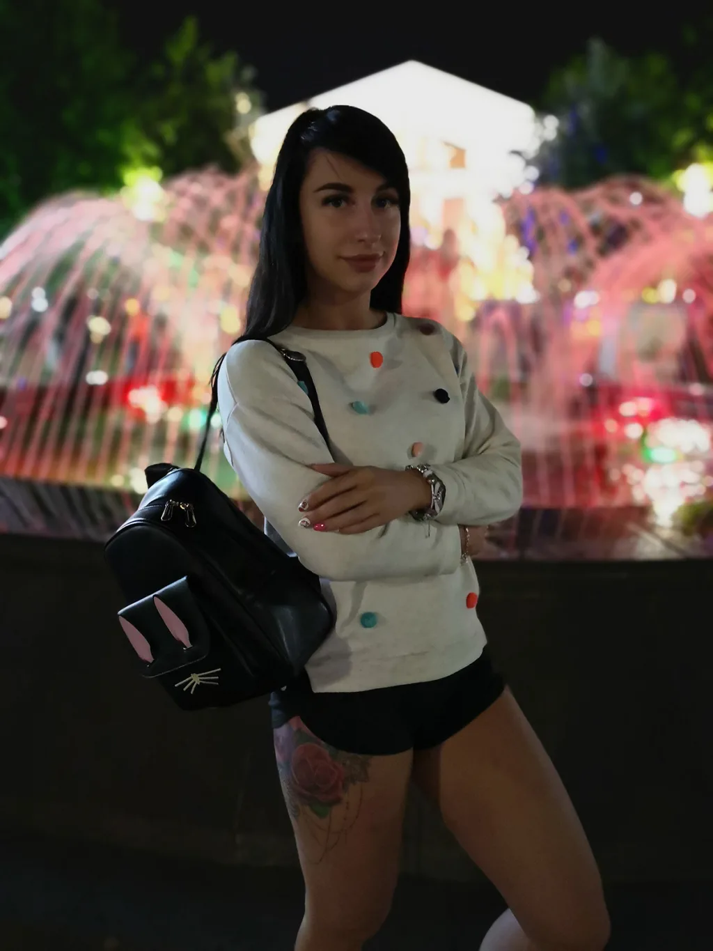 Портретная съёмка на Huawei P20 Pro (ночь)