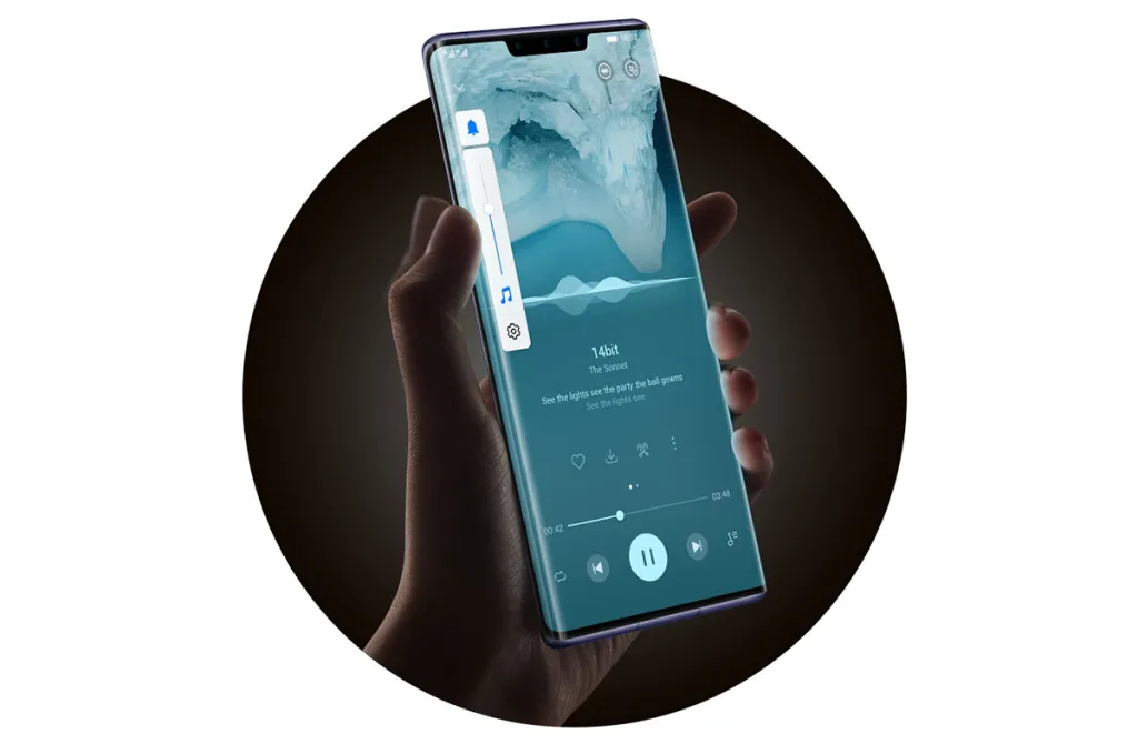 Huawei Mate 30 Pro сенсорные кнопки регулировки громкости