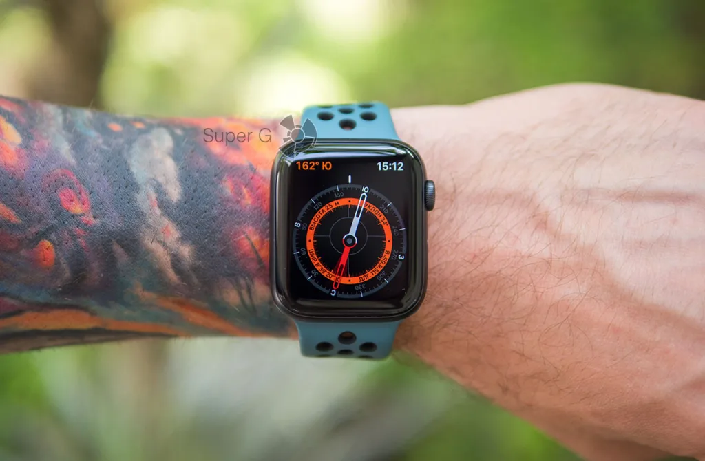 Приложение компас на Apple Watch Series 5