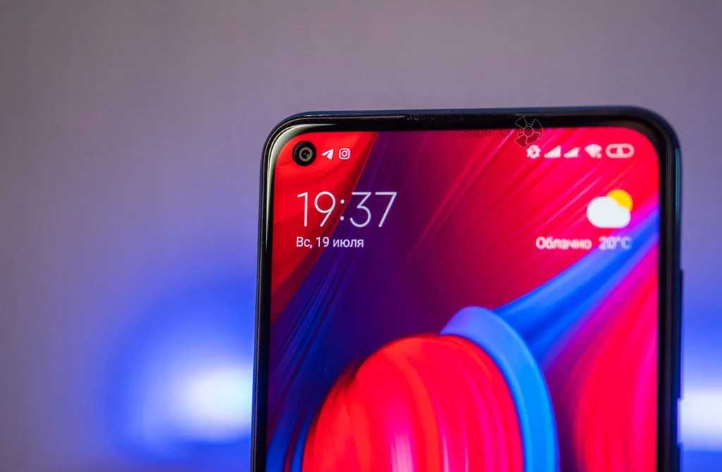 Redmi Note 9 фронтальная камера