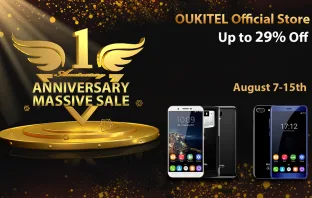 Официальному магазину Oukitel год! Про нас не забыли