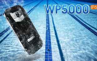 OUKITEL WP5000 устойчив к попаданию влаги, заморозке и падениям