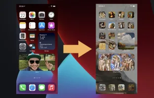 Как сменить иконки и тему на iOS 14