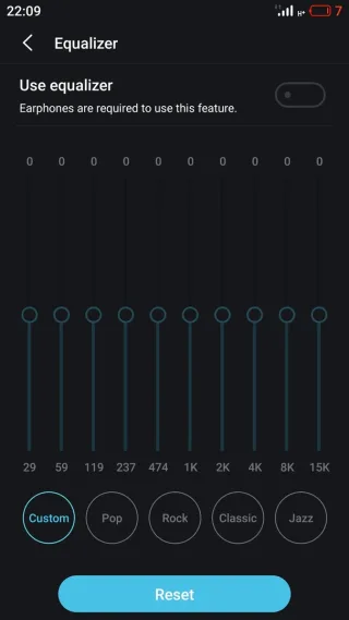 Эквалайзер Meizu 15 Plus