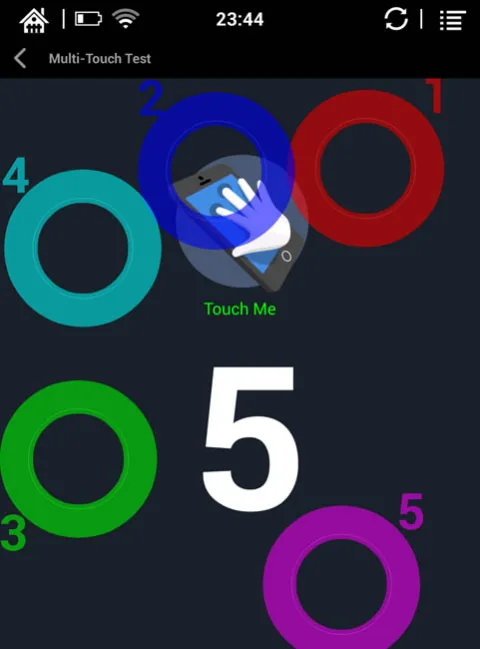 Дисплей Multitouch (5 касаний одновременно)