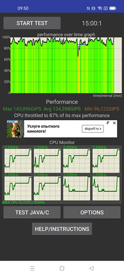 Realme 8 CPU Throttling