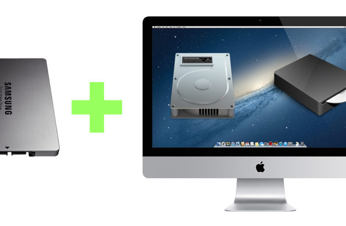 Как установить SSD диск в iMac 27'' не вынимая DVD-ROM
