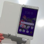 Белый чехол с откидывающимся флипом для Huawei Honor 7