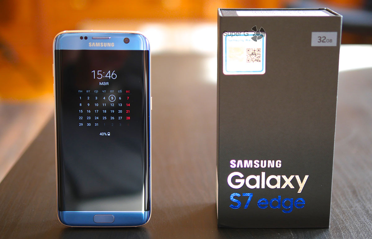Распаковка Samsung Galaxy S7 Edge из Дубая