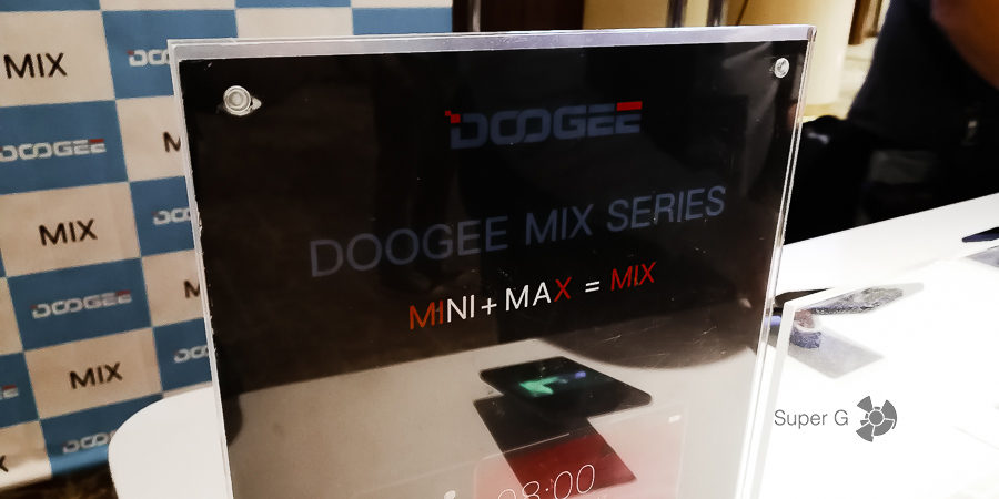 Дизайн Doogee Mix