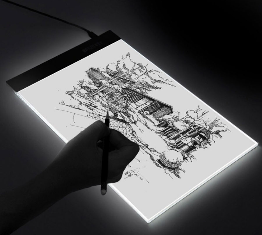 Графический светодиодный планшет LED Drawing Table